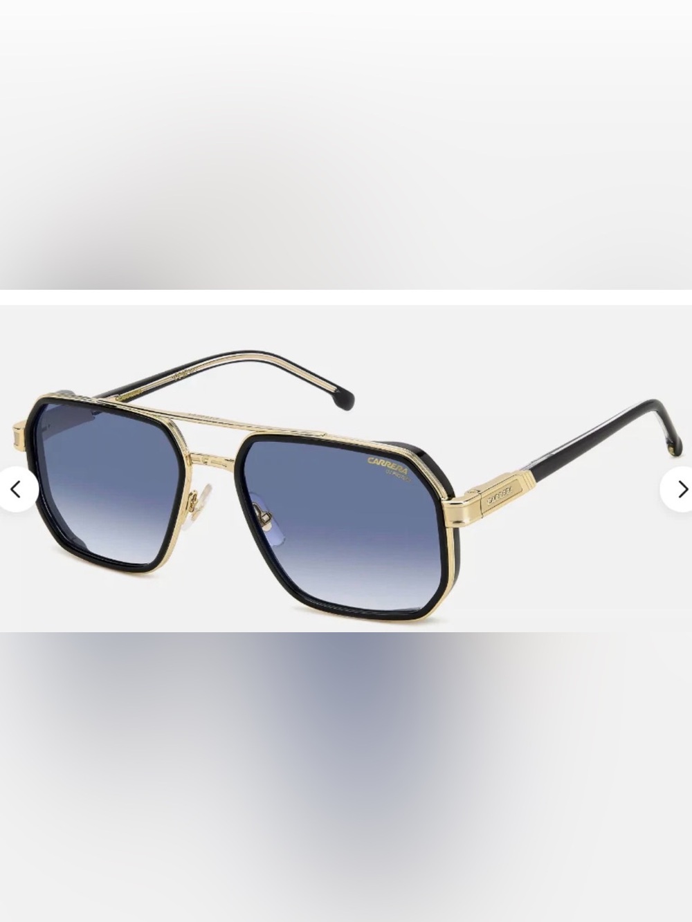 NEW Carrera CA 1069 Sunglasses 02M2 BLK GOLD B 100% AUTHENTIC